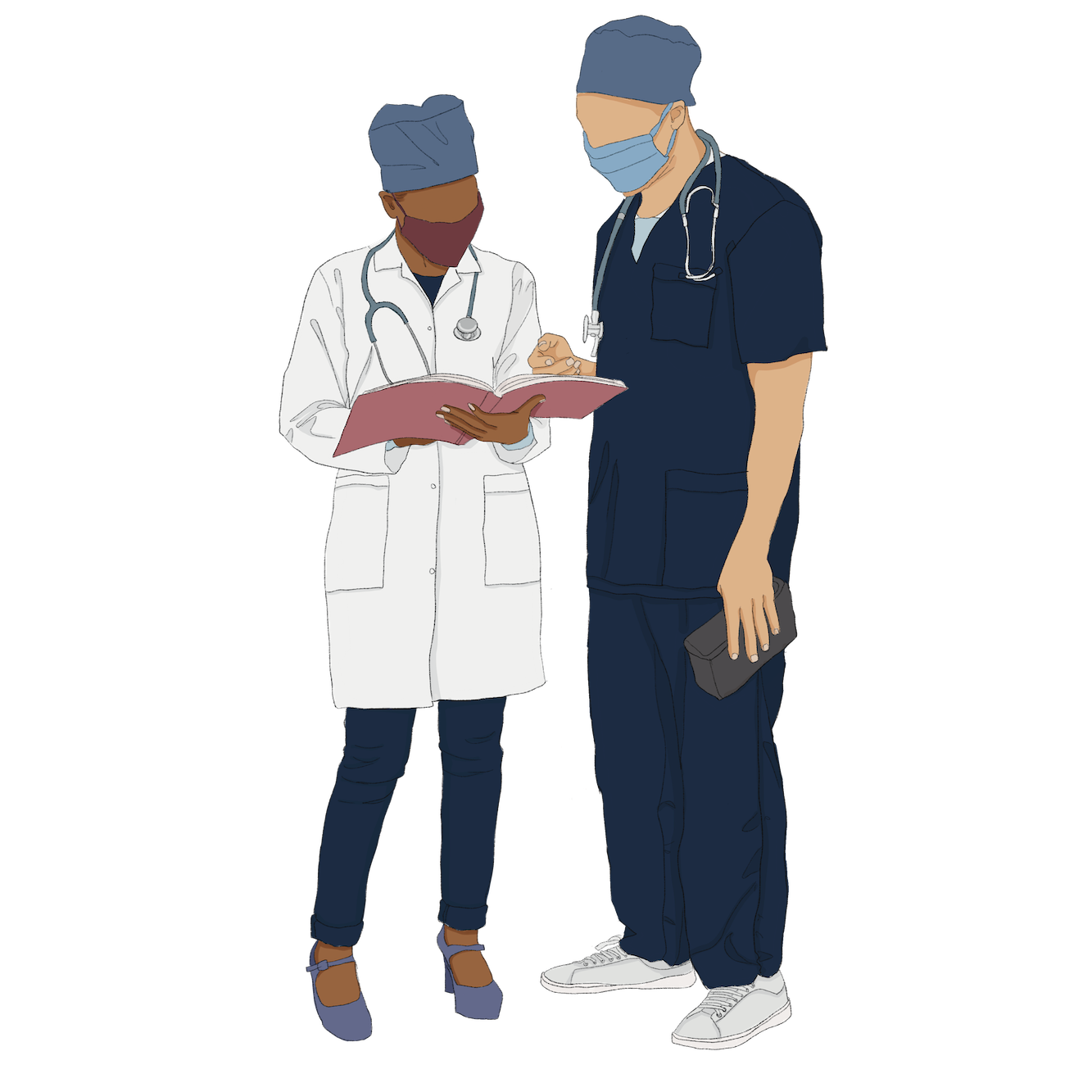 doctors talking
