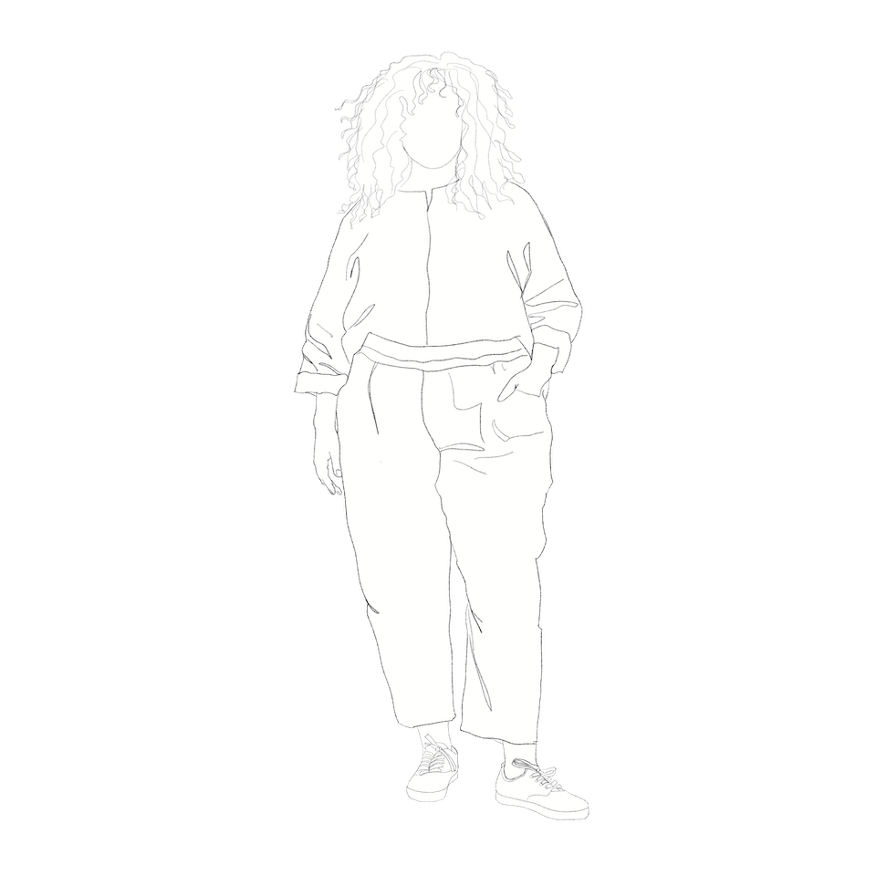 human standing relaxed