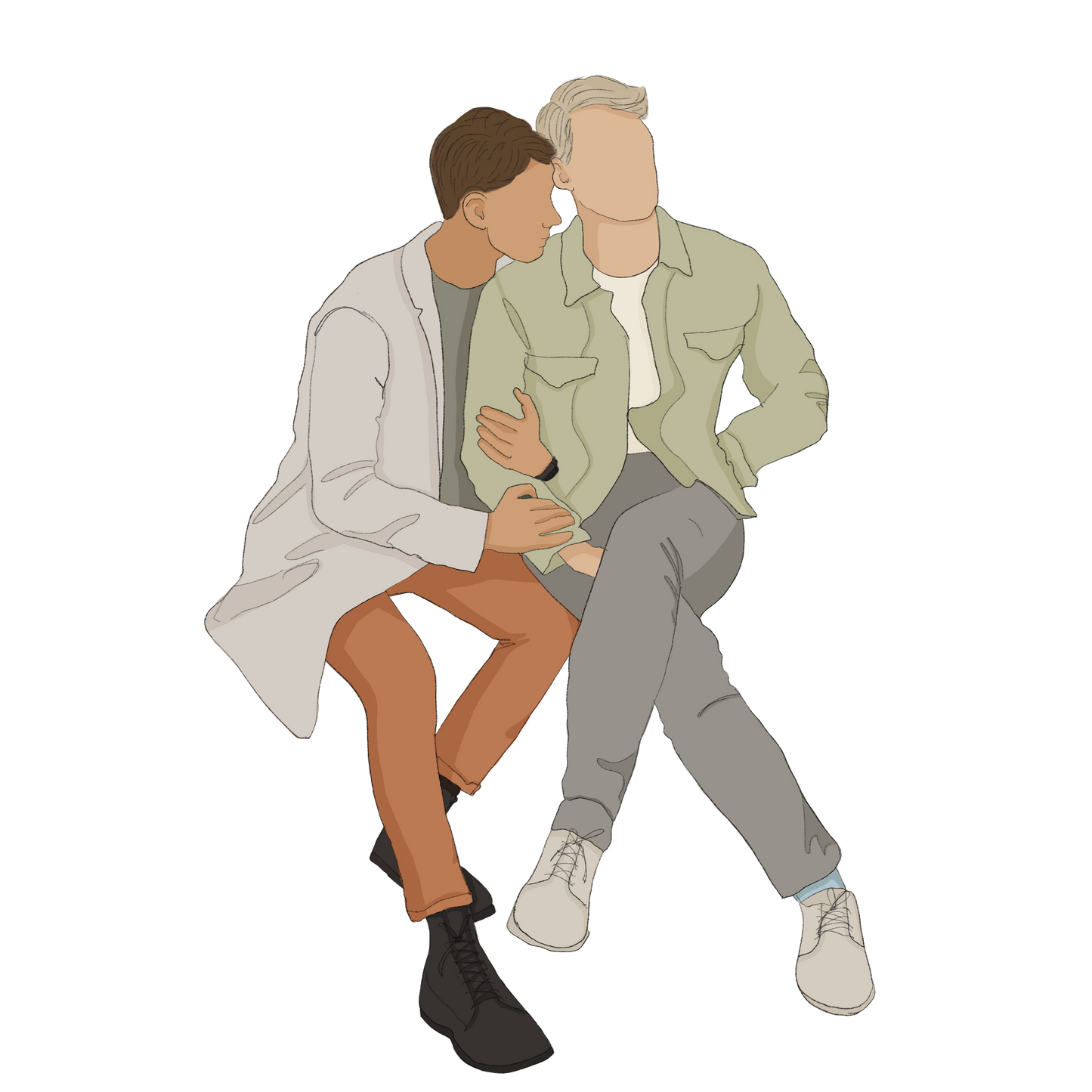 couple sitting together