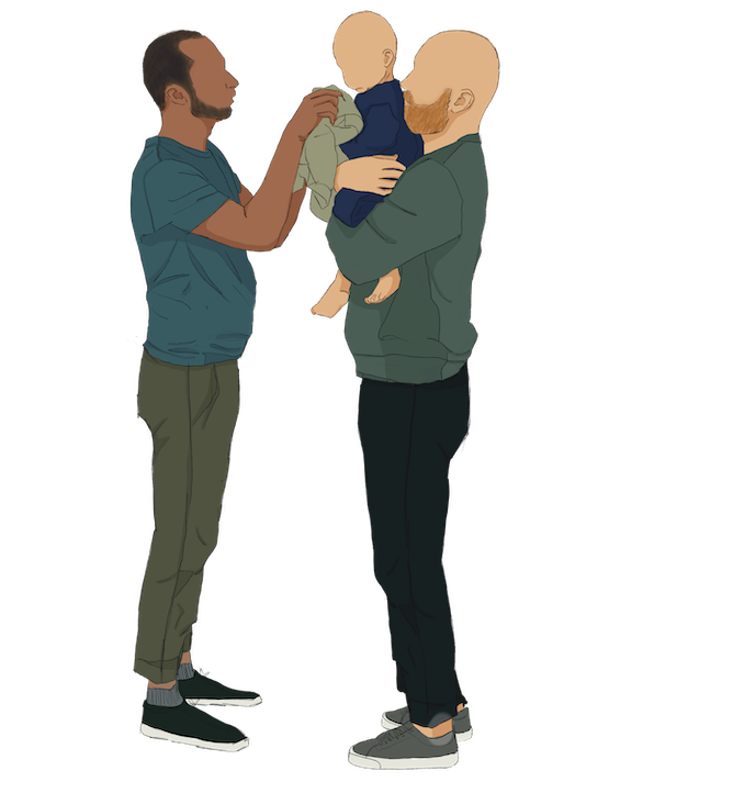 couple with child