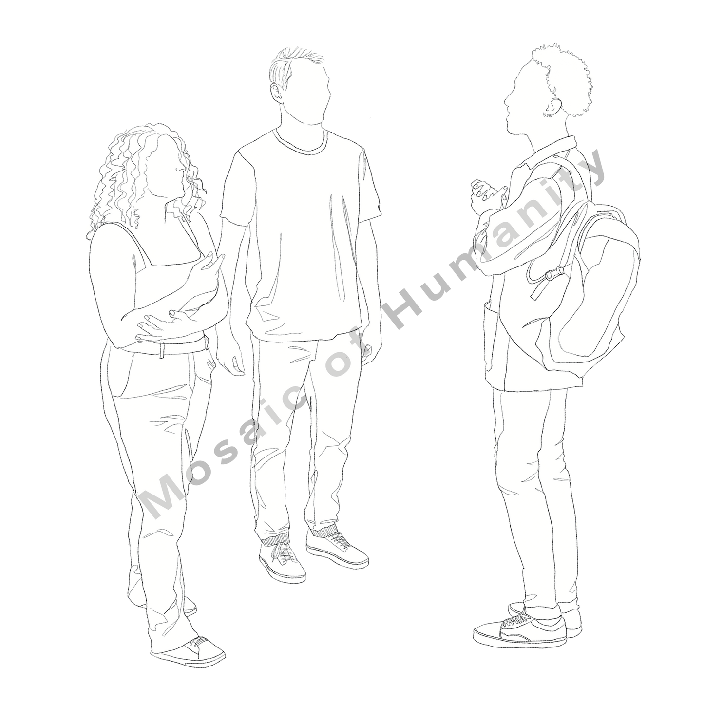 group talking