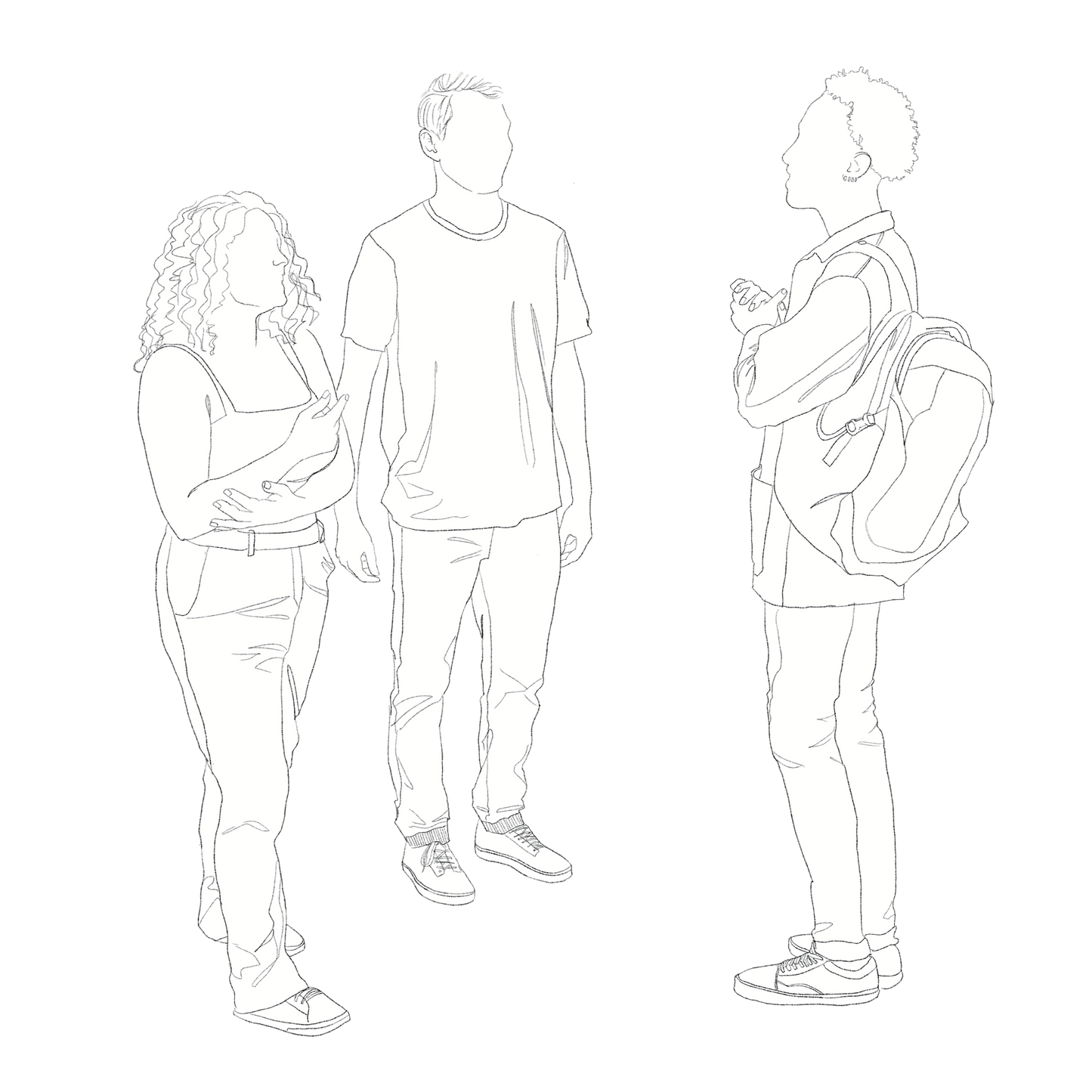 group talking