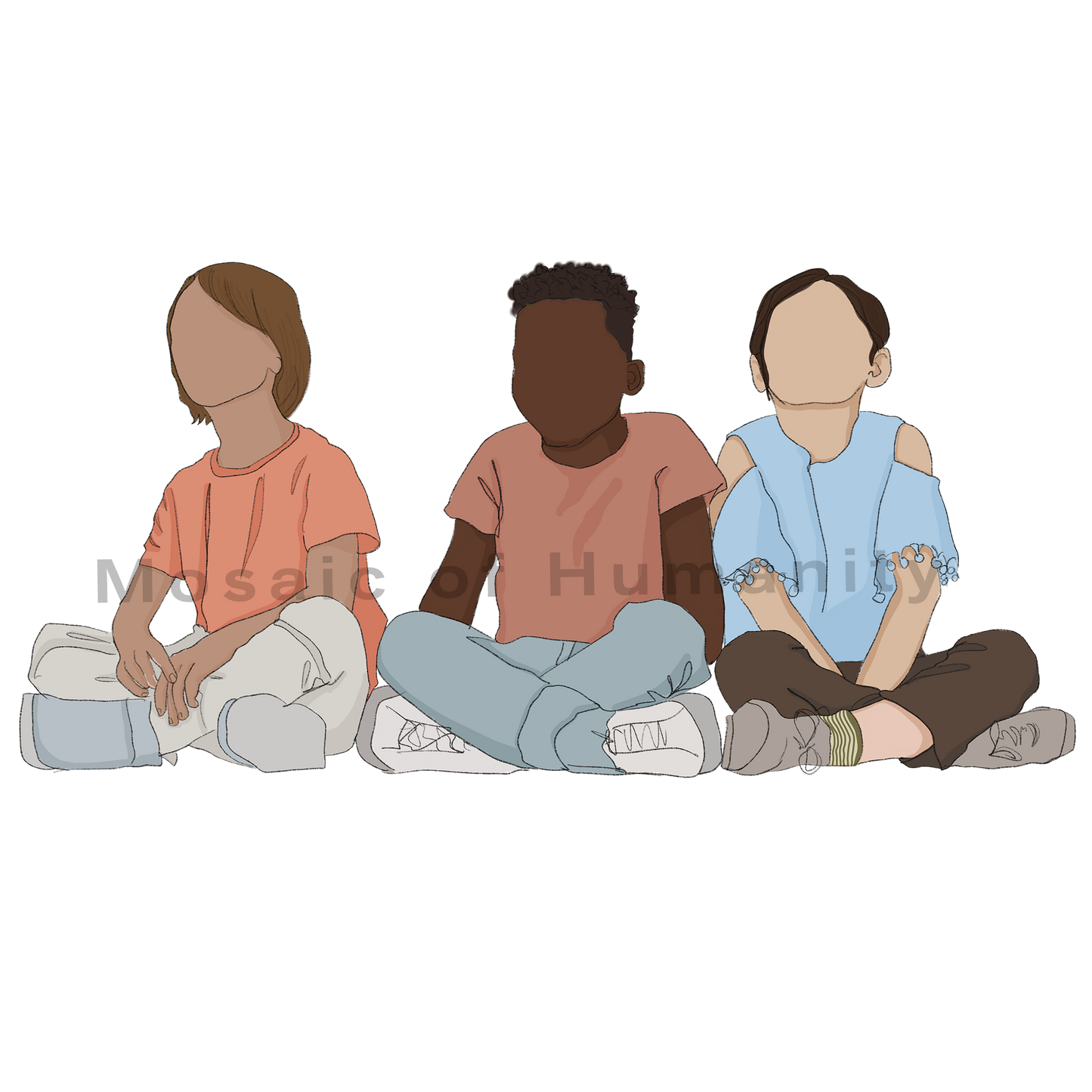 children sitting