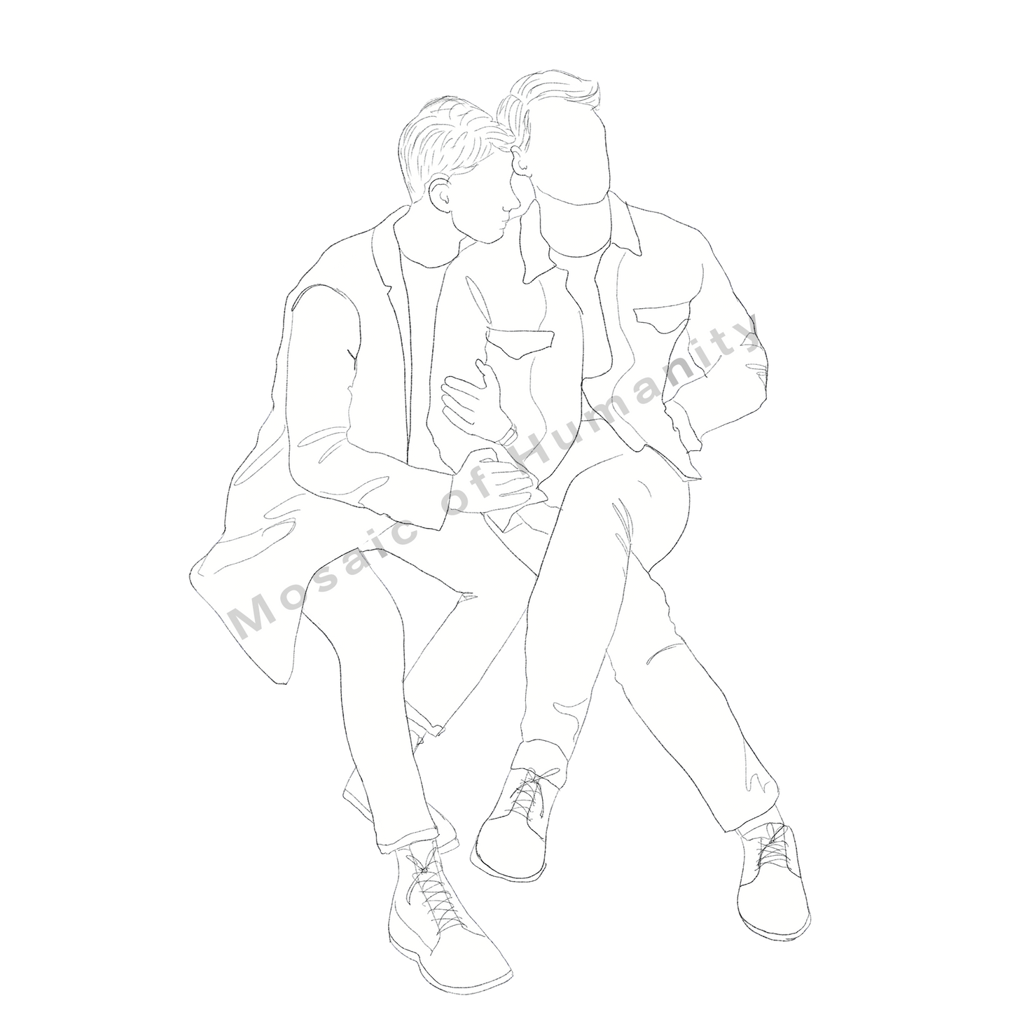 couple sitting together