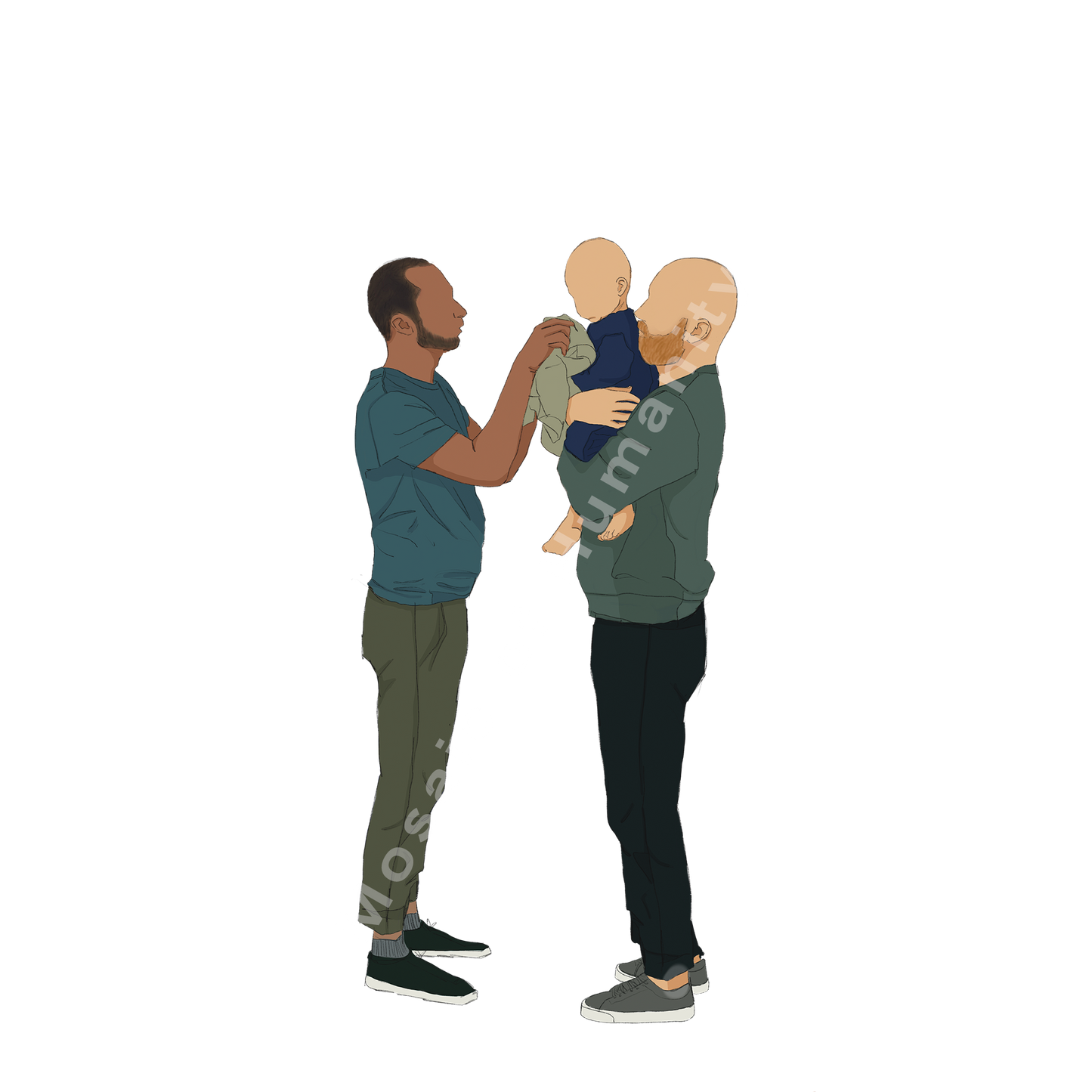 couple with child