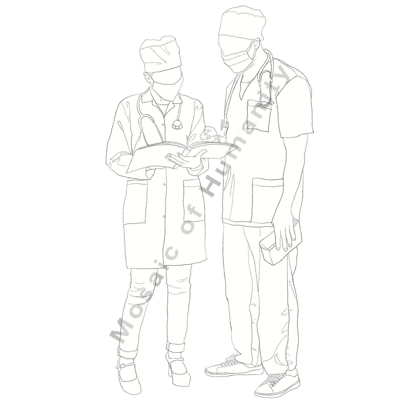 doctors talking