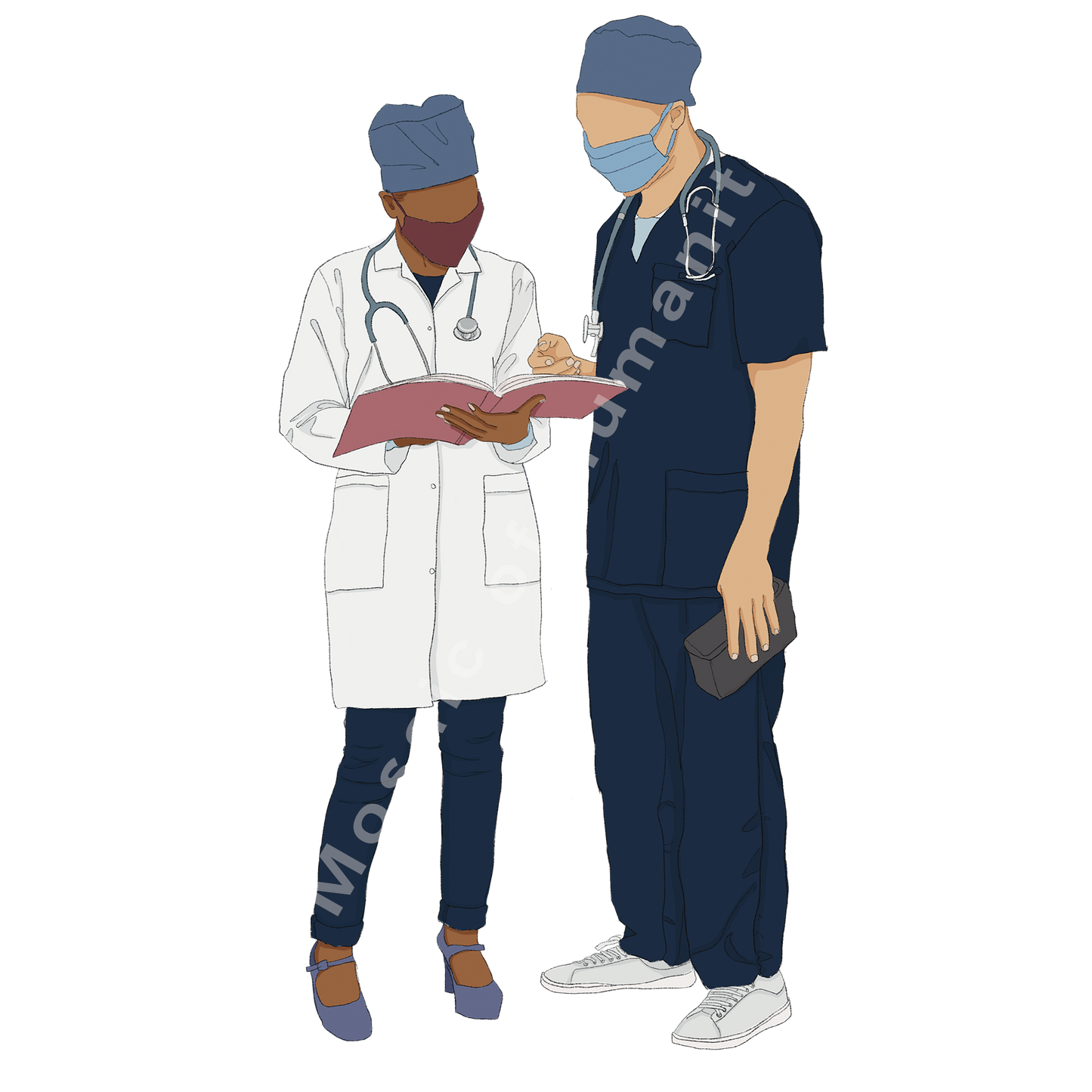 doctors talking