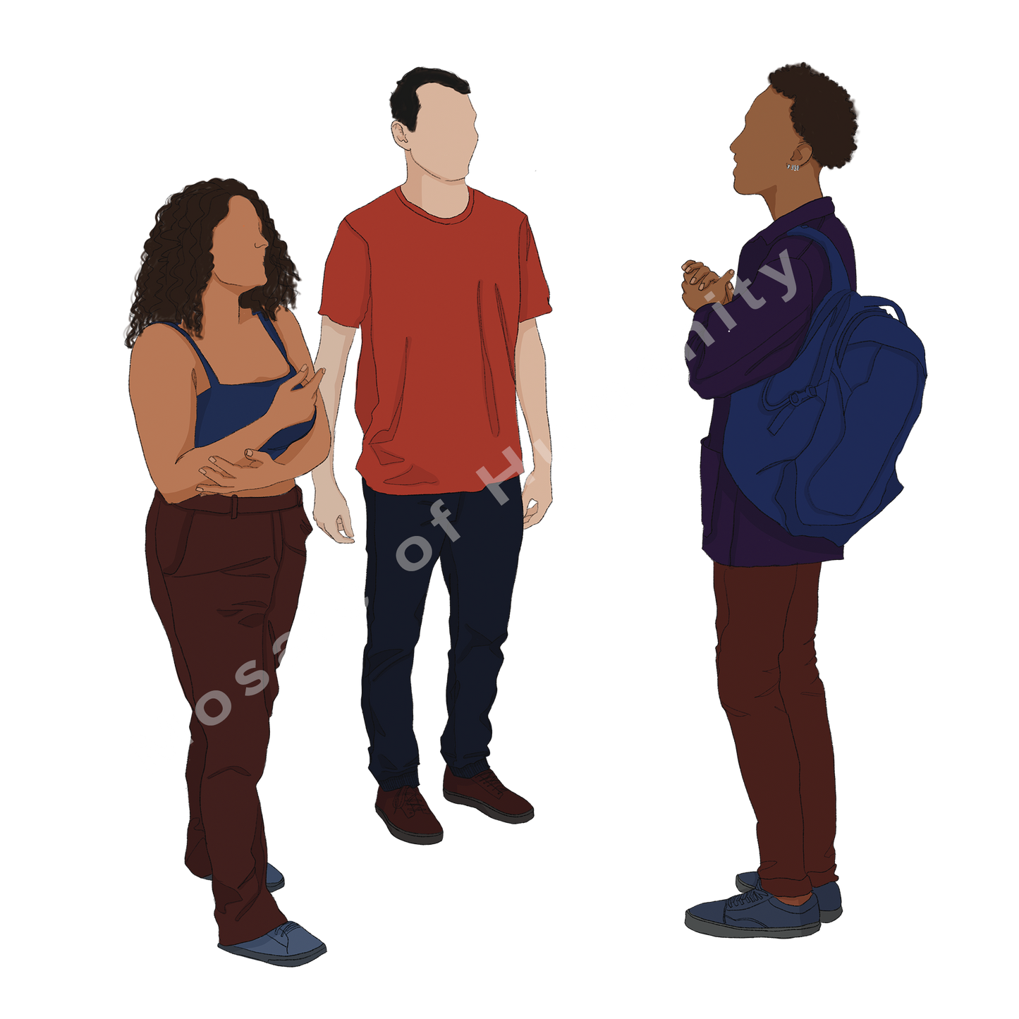 group talking