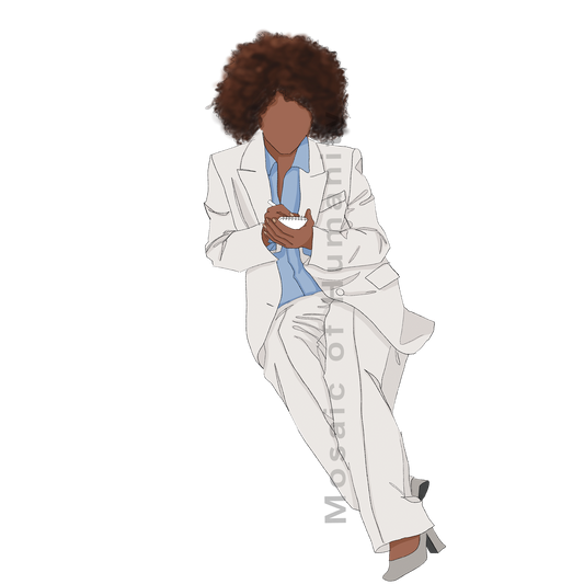 human wearing a suit