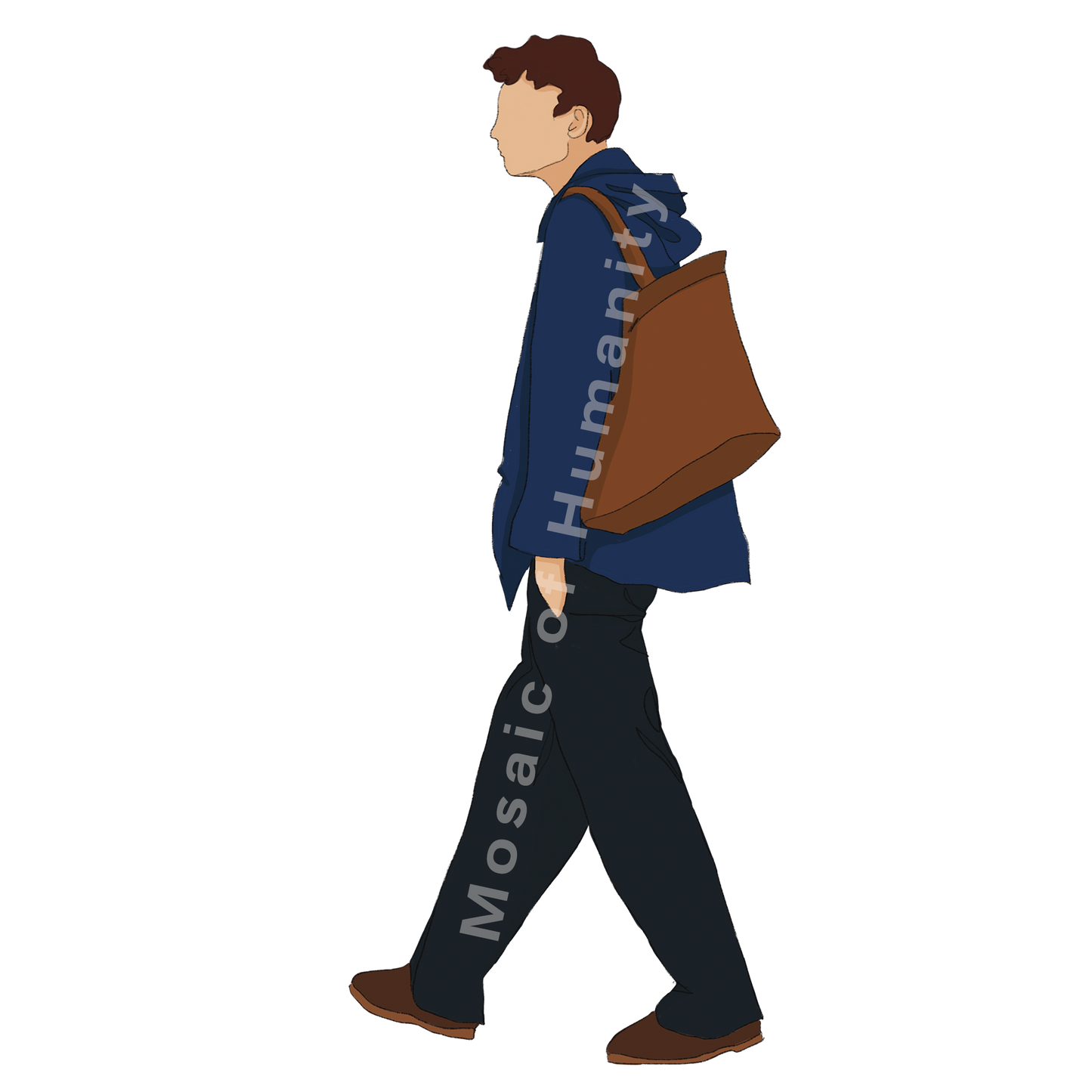 teenager walking