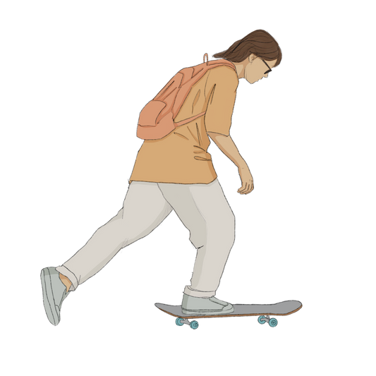 skating teenager